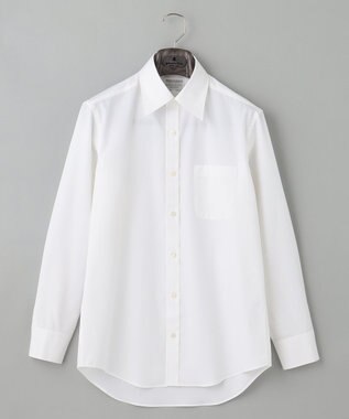 GOTAIRIKU 【形態安定】PREMIUMPLEATS_レギュラーカラー 通年ドレスシャツ ホワイト系