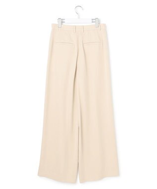 ICB L 【WEB＆一部店舗限定】BrightCupraSatin ワイドパンツ ベージュ