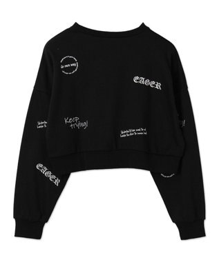 WEGO スクリブルグラフィックスウェット ブラック