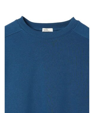 earth music&ecology 裏起毛チュニック Deep Blue