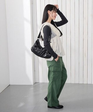 ROOTOTE 3635【シャーリングトート】SC.デリ.メタリックショルダー-A 02：ブラック