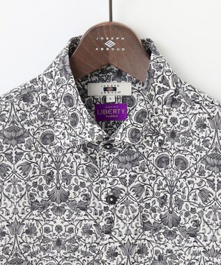 JOSEPH ABBOUD 【英国リバティ社・纏うアート・柄で魅せる】リバティプリント シャツ　25AW ホワイト系5