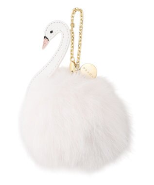 TOCCA SOGNO FUR CHARM TOTE トートバッグ【WEB＆一部店舗限定・A4サイズ対応】 ブラック系