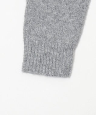 WEGO 【WEB限定/25年秋冬新作】別注USPOLO微起毛カーデ グレー