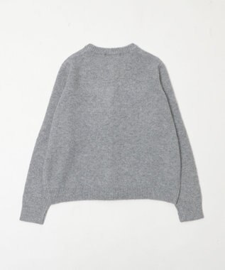 WEGO 【WEB限定/25年秋冬新作】別注USPOLO微起毛カーデ グレー