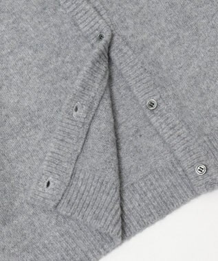 WEGO 【WEB限定/25年秋冬新作】別注USPOLO微起毛カーデ グレー