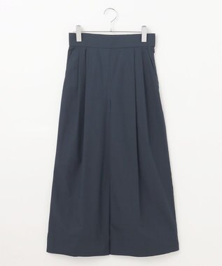 #Newans 【セレモニーにも】スカートライクワイドパンツ ネイビー