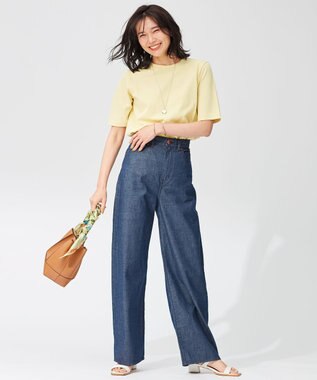 23区DENIM ライトオンス デニム ワイド パンツ / 23区 | ファッション