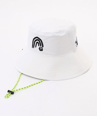 PW CIRCULUS 【手洗い洗濯可】【UNISEX】バケットハット ゴルフ ホワイト系