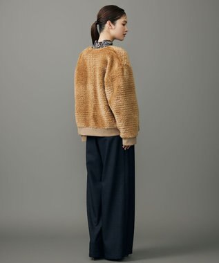 自由区 L 【カタログ掲載】ファー アウター キャメル