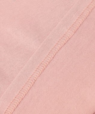 ANY KIDS チェック袖 ドッキング プルオーバー ピンク