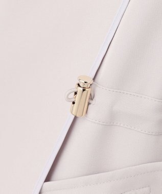 ANY SIS S 【洗える】フーデットロング アウター ライトグレー