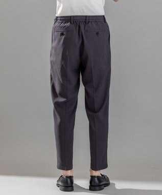 JOSEPH HOMME 【新柄】テクノボイルストレッチ ドロスト付きワイドテーパードパンツ / TEDDY CONVERTIBLE グレー系
