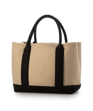 UNBILLION カシュカシュ cachechche / メルトン風パーテーショントート ベージュミックス