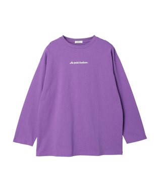 earth music&ecology Ａｕ　ｐｅｔｉｔ　ｂｏｎｈｅｕｒ　ロンＴ Purple