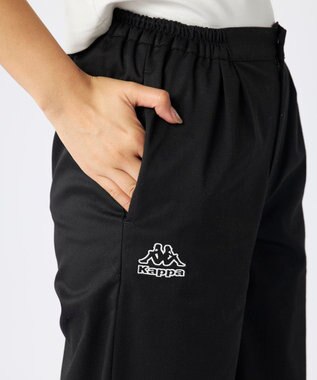 OP／FILA 【Kappa】チノワイドパンツ ブラック
