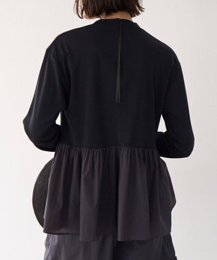 UNFILO ペプラムラッシュガード ブラック