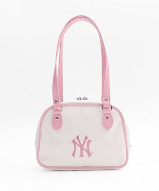 WEGO 別注MLBエナメルボストンバッグ ホワイト