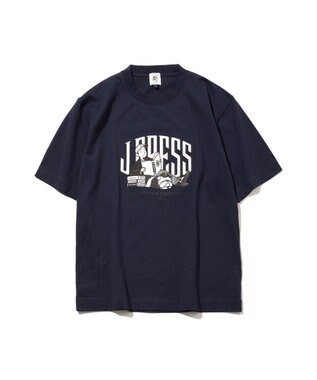 J.PRESS MEN 【AaronChang】【UNISEX】プリント Tシャツ ネイビー系