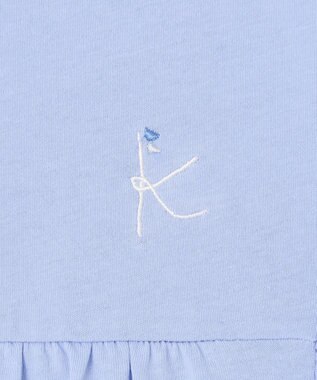 組曲 KIDS 【150-160㎝】フリフリフリル チュニック サックスブルー系