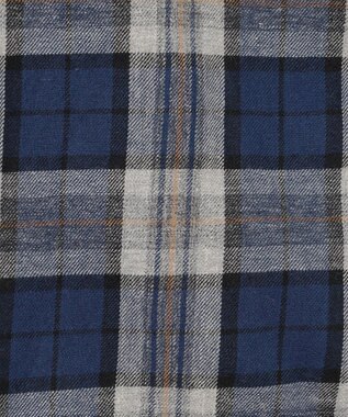 JOSEPH ABBOUD MOUNTAIN 【サスティナブル】オーガニックラフィーチェック シャツ ネイビー系4