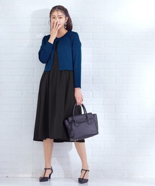 Tiaclasse 【洗える】前開きポンチボレロ ターコイズ