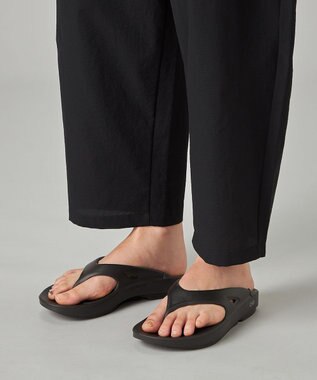 Chacott マイクロドットワイドパンツ ブラック