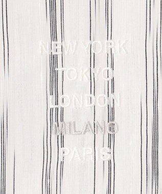 ICB L 【30th ANNIVERSARY】 MILANOシャツ オフホワイト×ブラック