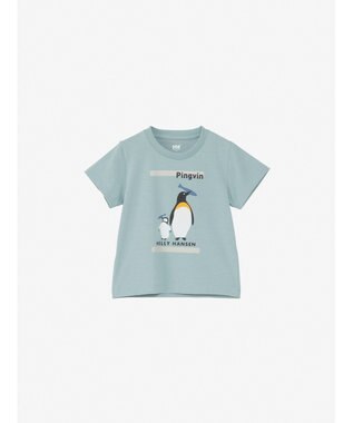 HELLY HANSEN 【キッズ・速乾・UVカット・記名ラベル付】アニマルティー ミスティグレー