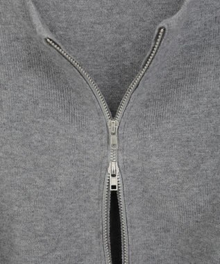 Green Parks SET2点Zipニットカーディガン+アメスリタンク Gray Mixture