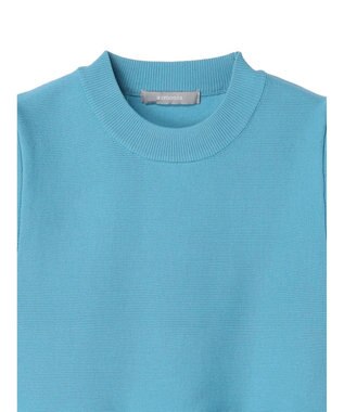 Green Parks armonia. ウエストギャザー袖ボリュームニット Blue