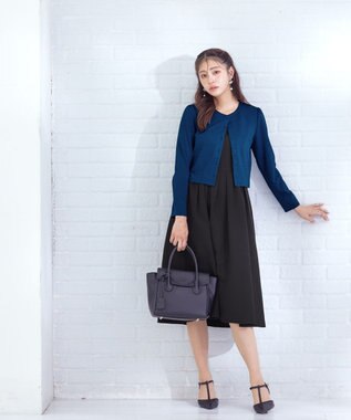 Tiaclasse 【洗える】前開きポンチボレロ ターコイズ