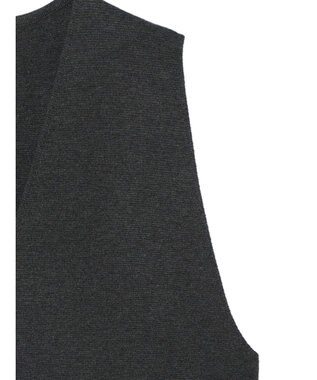 AMERICAN HOLIC ＶネックＷポケットニットベスト Gray Mixture