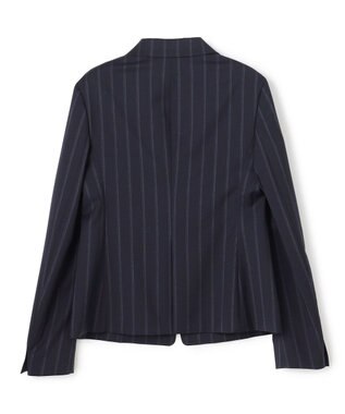 BEIGE， 【セットアップ対応】GEORGE / ウールストライプ テーラードジャケット Navy Stripes