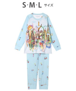 tsumori chisato SLEEP ツモリチサト パジャマ 綿100%(本体) スムース素材 長袖 長ズボン レディース UDX590 /ワコール