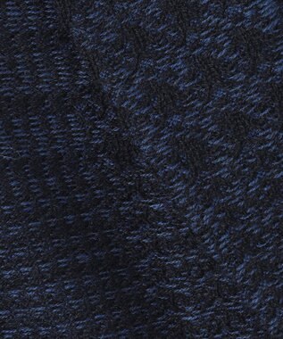 JOSEPH ABBOUD 【驚きの軽量ウール】KARLKARL チェック柄 ニットジャケット ダルブルー系4