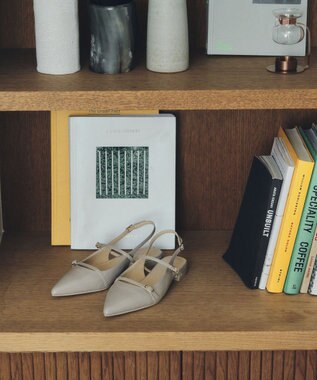 YECCA VECCA バックストラップメリージェーンパンプス Black