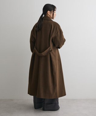 CRAFT STANDARD BOUTIQUE ウールライクロングコート Brown