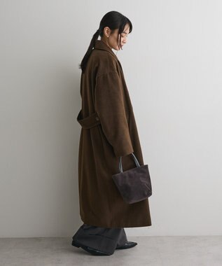 CRAFT STANDARD BOUTIQUE ウールライクロングコート Brown