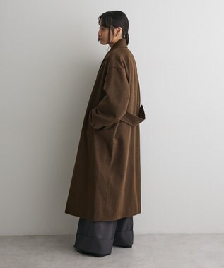 CRAFT STANDARD BOUTIQUE ウールライクロングコート Brown