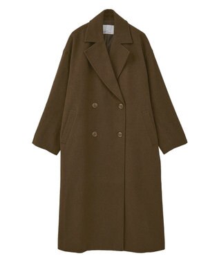 CRAFT STANDARD BOUTIQUE ウールライクロングコート Brown