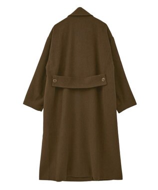 CRAFT STANDARD BOUTIQUE ウールライクロングコート Brown