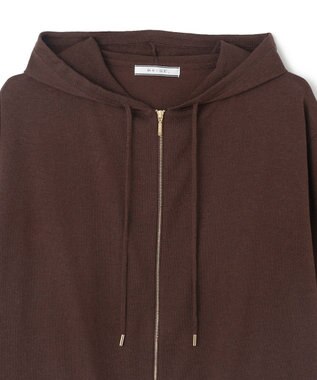 BEIGE， 【洗える】CARNOT / ニットパーカー Bordeaux