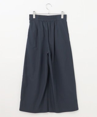 #Newans 【セレモニーにも】スカートライクワイドパンツ ネイビー
