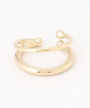 J.PRESS LADIES 【WEB限定】3way ビジュー イヤカフ リング ゴールド系