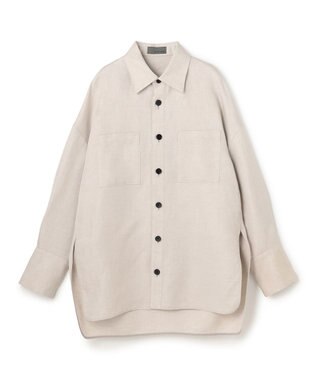 uncrave リヨセルライトリネン BIGシャツ フラックス