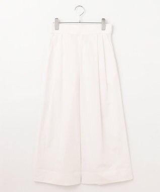 #Newans 【セレモニーにも】スカートライクワイドパンツ ホワイト