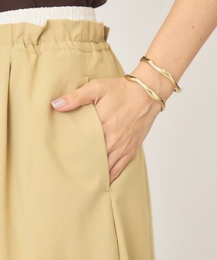AMERICAN HOLIC Wウエストキュロットパンツ Beige