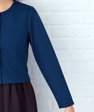 Tiaclasse 【洗える】前開きポンチボレロ ターコイズ