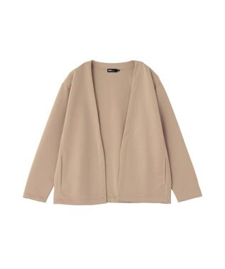 CRAFT STANDARD BOUTIQUE ボタンレスカットカーディガン Dark Beige